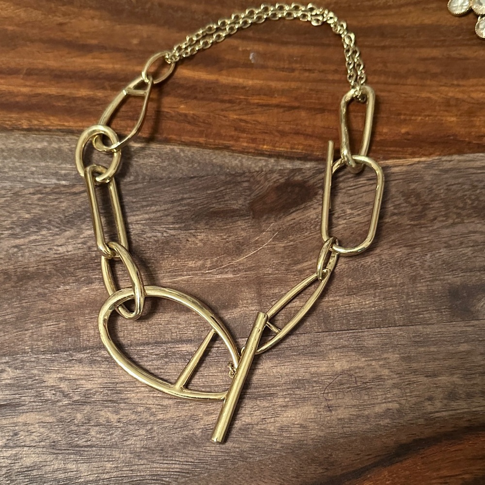 BCBG MAXAZRIA Gold Chain Link Necklace